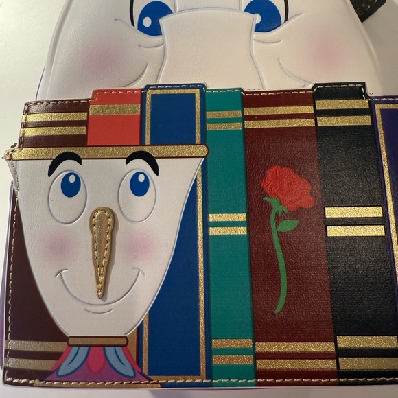 Beauty and the Beast Mrs Potts & Chip DISNEY LOUNGEFLY *New With Tags* - Picture 2 of 12